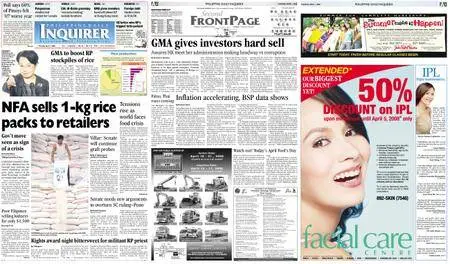 Philippine Daily Inquirer – April 01, 2008