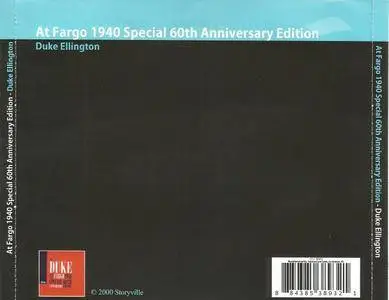 Duke Ellington - The Duke at Fargo 1940: Special 60th Anniversary Edition (2000) {2CD Set, Storyville 84385-38932 1}