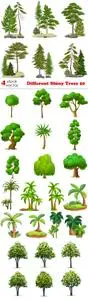 Vectors - Different Shiny Trees 20