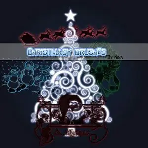 Christmas brushes