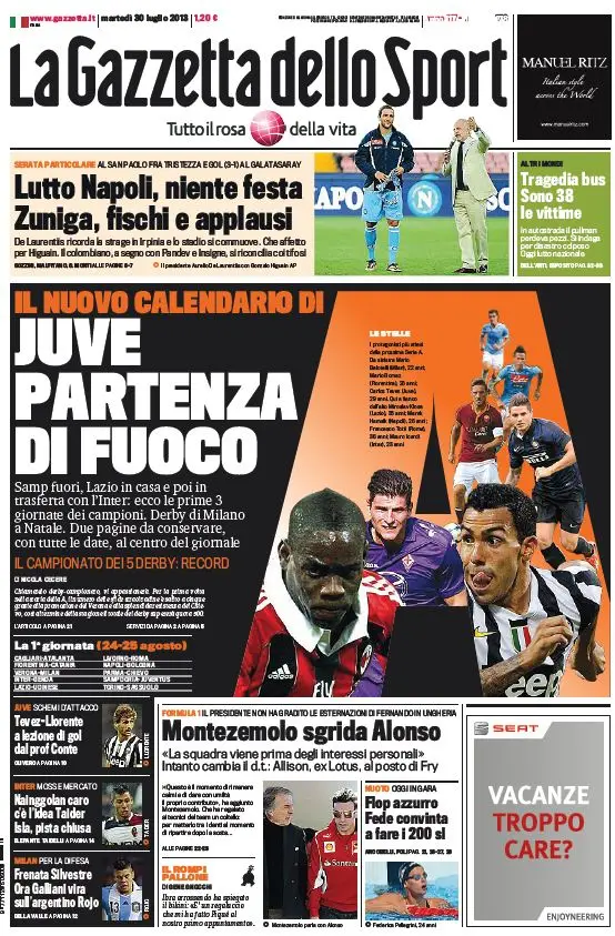 La Gazzetta dello Sport (30-07-13)
