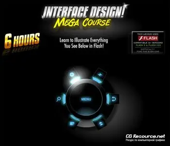 Interface Design Tutorial Mega Course, using Flash