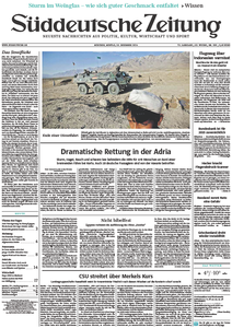 Süddeutsche Zeitung vom Montag, 29. Dezember 2014