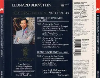 Leonard Bernstein - Shostakovich: Piano Concertos Nos. 1 & 2, Poulenc: Concerto for Two Pianos (1993)