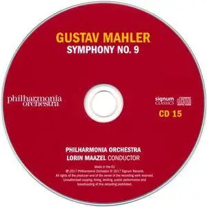 Gustav Mahler - Complete Symphonies Nos. 1-9 - Lorin Maazel (2017) {15CD Box Set Signum Classics SIGCD363}