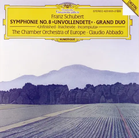 Schubert: Symphony no. 8 · Grand Duo - The Chamber Orchestra of Europe ...