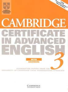 Cambridge Certificate in Advanced English 3 for Updated Exam Student's Book with answers