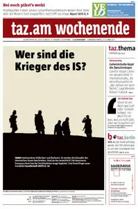Tageszeitung TAZ vom 21 Maerz 2015