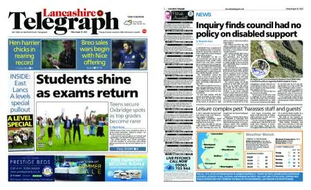 Lancashire Telegraph (Burnley, Pendle, Rossendale) – August 19, 2022