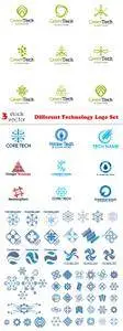 Vectors - Different Technology Logo Set