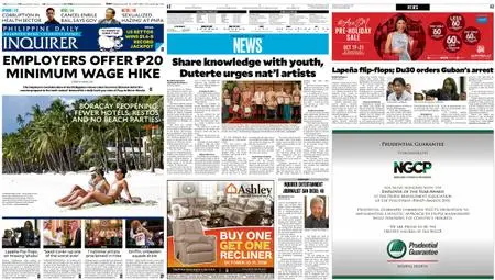Philippine Daily Inquirer – October 25, 2018