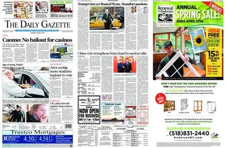 The Daily Gazette – March 29, 2018