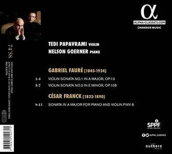 Tedi Papavrami, Nelson Goerner - Franck & Fauré: Sonates pour violon et piano (2017)