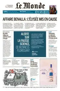 Le Monde du Vendredi 20 Juillet 2018