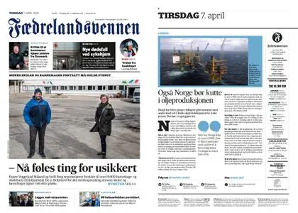 Fædrelandsvennen – 07. april 2020