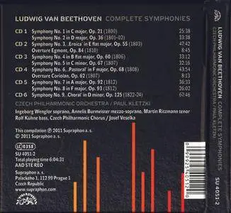 Beethoven - Symphonies (2011) (Paul Kletzki, Czech Philharmonic Orchestra) (6CD Box Set) **[RE-UP]**