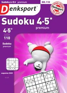 Denksport Sudoku 4-5* premium – 06 augustus 2020