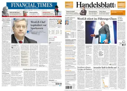 FinancialTimes Deutschland  & Handelsblatt vom 19.05.2009