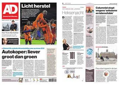 Algemeen Dagblad - Woerden – 10 november 2017