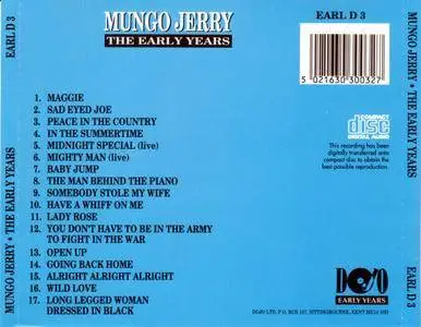 Mungo Jerry - The Early Years (1991)