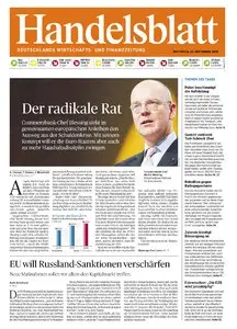 Handelsblatt vom Mittwoch, 03. September 2014