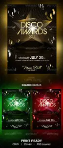 GraphicRiver Disco Awards Party Flyer