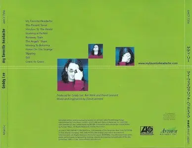 Geddy Lee - My Favorite Headache (2000) {Japan 1st Press}
