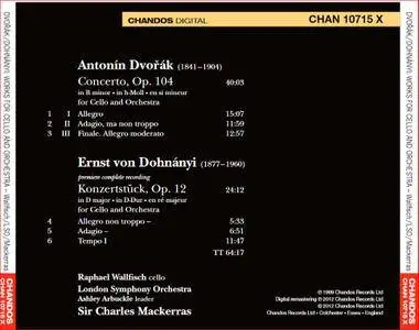 Raphael Wallfisch, LSO, Charles Mackerras - Dvořák: Cello Concerto, Dohnányi: Konzertstück (2012) (Repost)