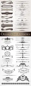 Decorative Vintage Elements Vector