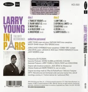 Larry Young - In Paris: The ORTF Recordings (2016) {Resonance Records HCD-2022 rec 1964-1965}