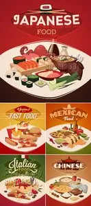 International Cuisine Vector