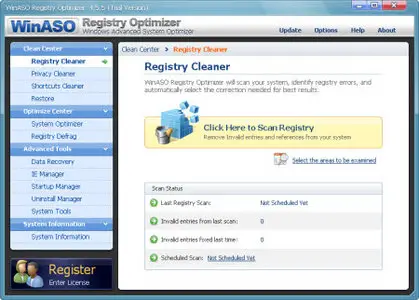 WinASO Registry Optimizer v4.5.5.0