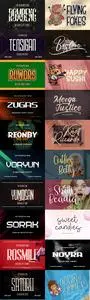 20 Fonts Bundle 4 2023