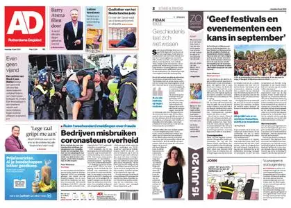 Algemeen Dagblad - Rotterdam Stad – 15 juni 2020