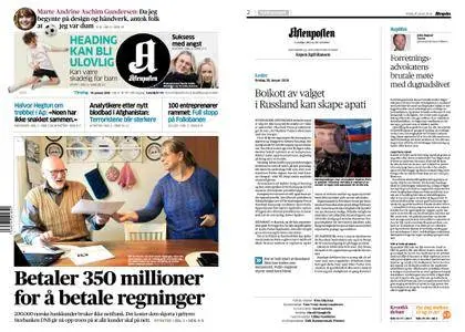 Aftenposten – 30. januar 2018