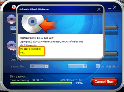 Xilisoft ISO Burner 1.0.56 Build 0927 Portable