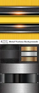 Vectors - Metal Various Backgrounds