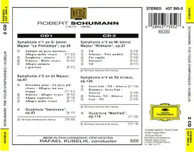 Robert Schumann - The Four Symphonies, Overtures (Kubelik, BPO)
