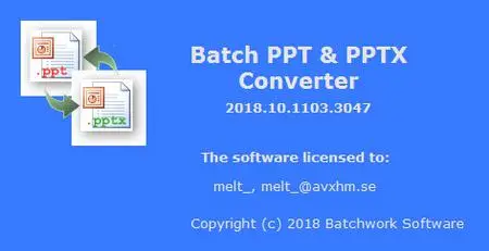 Batch PPT and PPTX Converter 2022.14.731.3524