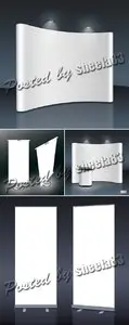Blank Advertising Boards Vector
