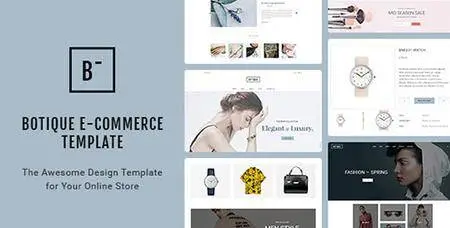 ThemeForest - Botique v1.0 - Responsive Multi-Purpose eCommerce PSD Template - 19743830
