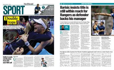The Herald Sport (Scotland) – November 11, 2022