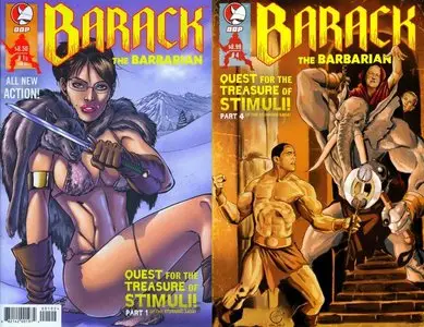 Barack The Barbarian: Quest For The Treasure Of Stimuli #1-4 (Of 4) Complete