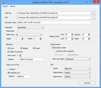 Softany CHM to PDF Converter 3.03