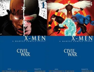 Civil War - X-Men #1-4 (2006) Complete
