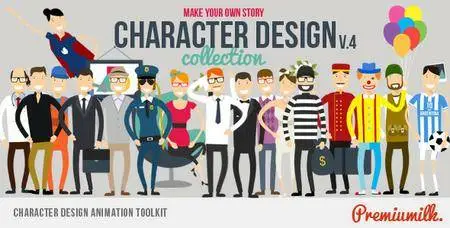 Character Design Animation Toolkit v4 - Project for After Effects (VideoHive)