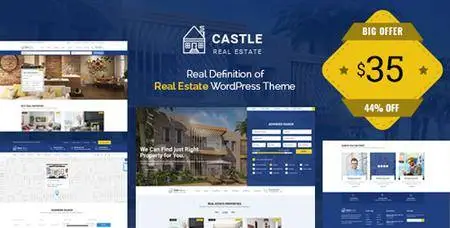 ThemeForest - Castle v1.0.0 - Real Estate WordPress Theme - 19969434