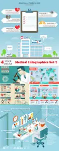 Vectors - Medical Infographics Set 7