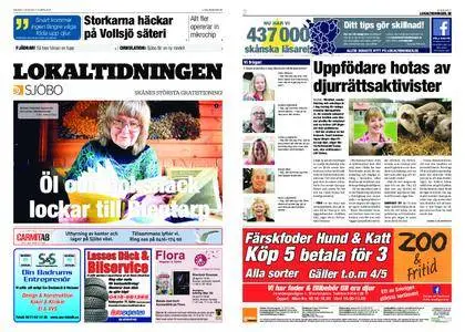 Lokaltidningen Sjöbo – 28 april 2018