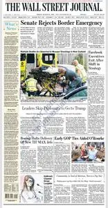 The Wall Street Journal – 15 March 2019